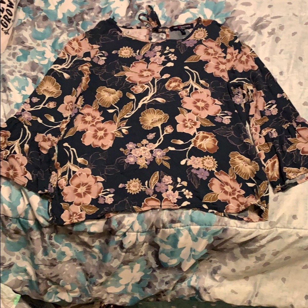 Fun flower blouse from tjmaxx